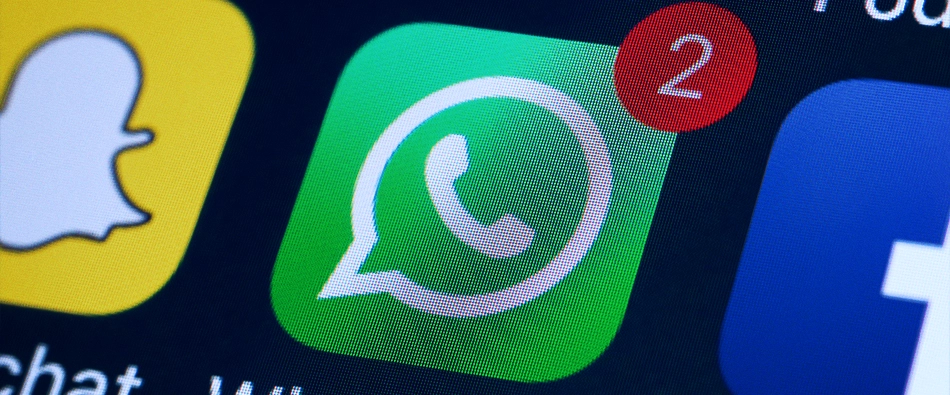 Mostra o aplicativo do WhatsApp entrou outros dois aplicativos.